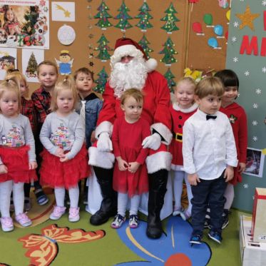 Spotkanie z Mikołajem i Wigilia w przedszkolu